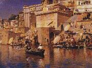 Edwin Lord Weeks On the River Ganges, Benares France oil painting artist